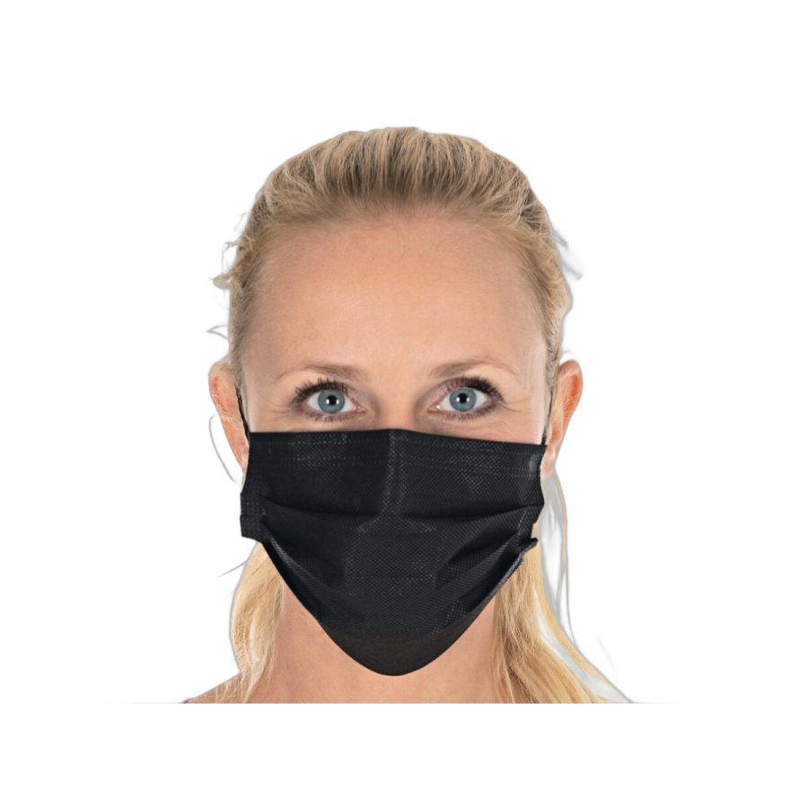 Medicīniskās sejas maskas TYPE II Melnas Medicīniskās sejas maskas TYPE II Melnas