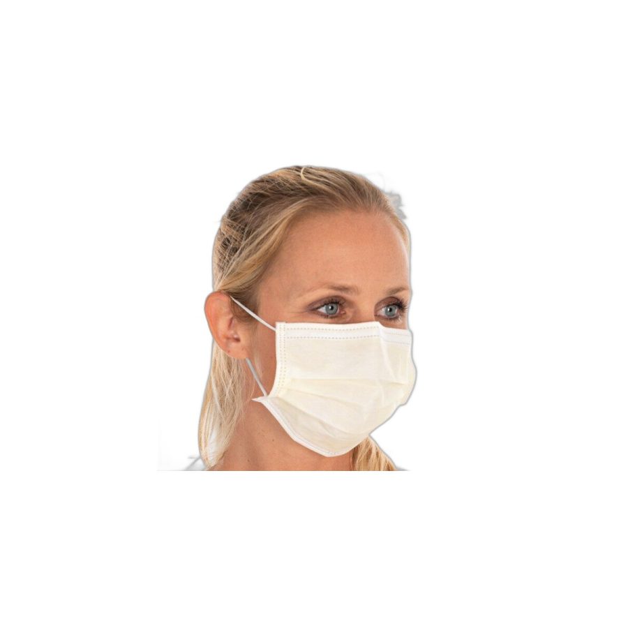 Medicīniskās sejas maskas TYPE II, dzeltenas Medicīniskās sejas maskas TYPE II, dzeltenas