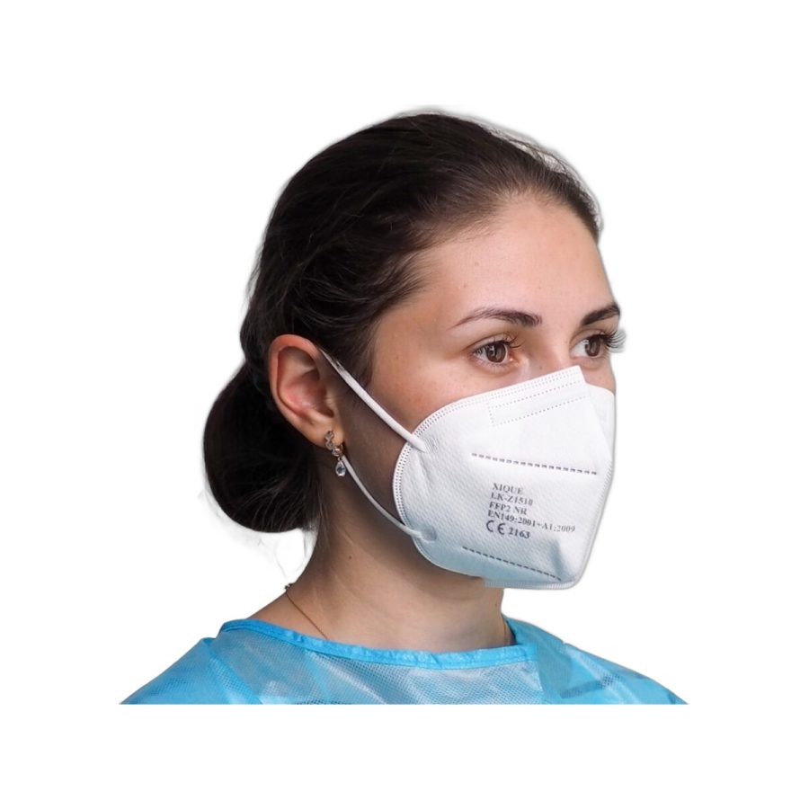 FFP2 respirators, balts, individuāli iepakots, N10 FFP2 respirators, balts, individuāli iepakots, N10