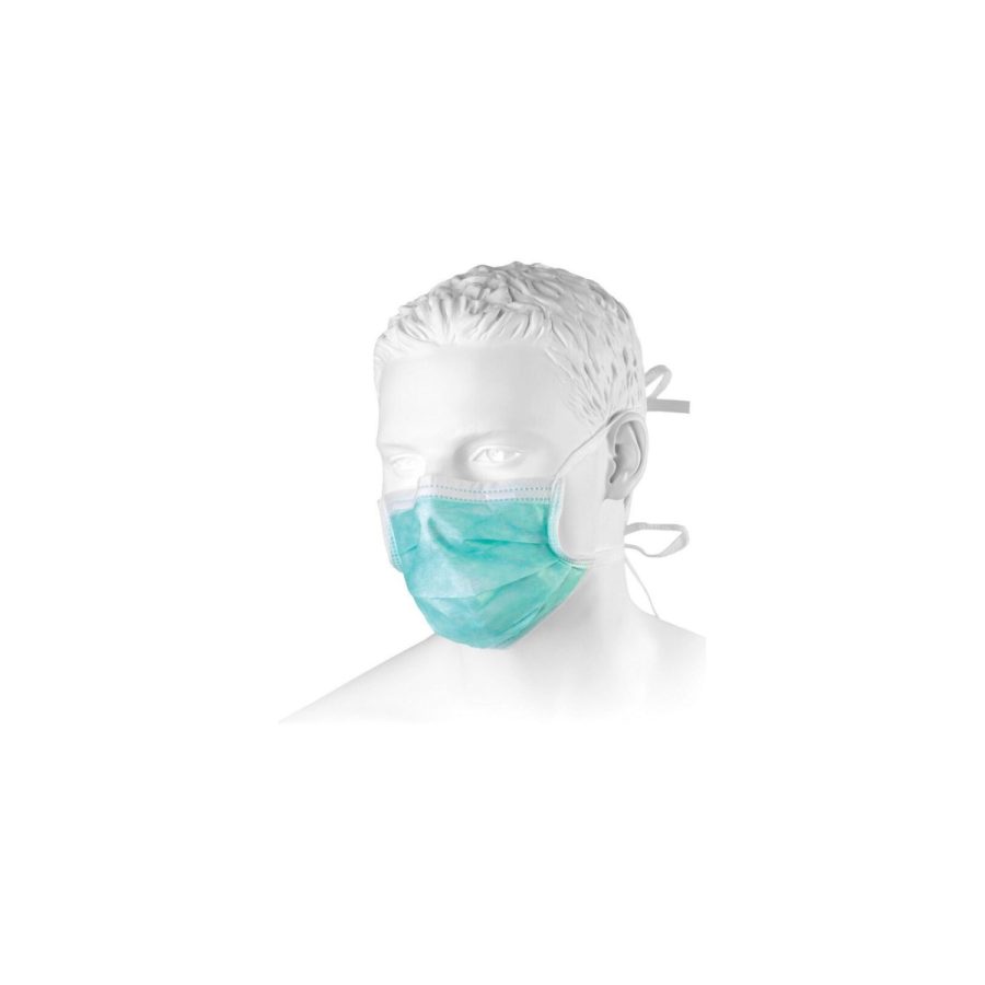 BETAtex medicīniskā maska, sienama, 3 slāņu, II tips, zaļa, 50 gab. BETAtex medicīniskā maska, sienama, 3 slāņu, II tips, zaļa, 50 gab.