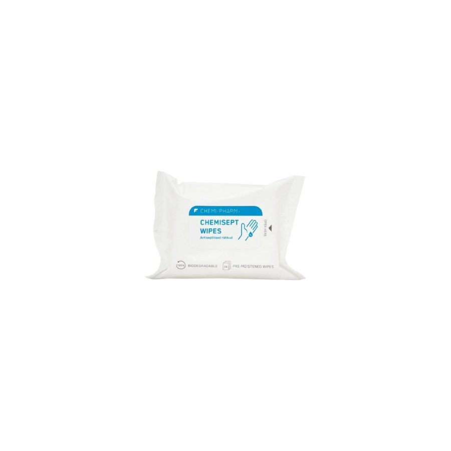 CHEMISEPT WIPES — salvetes roku dezinfekcijai ar pantenolu CHEMISEPT WIPES — salvetes roku dezinfekcijai ar pantenolu