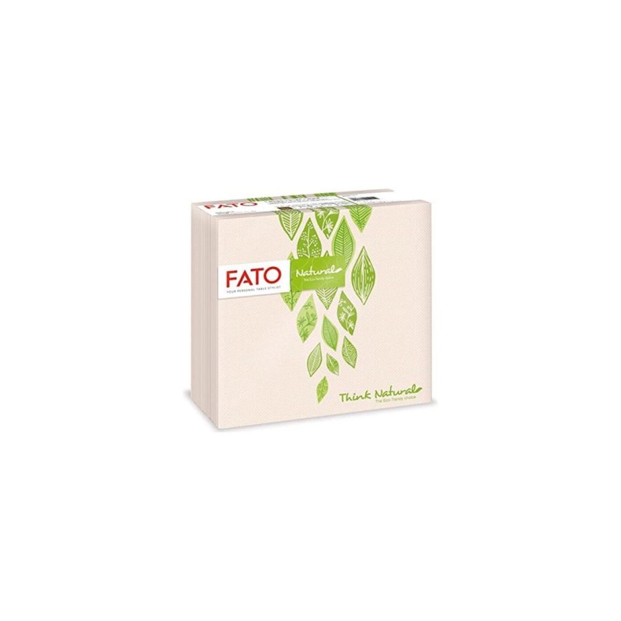FATO NATURAL VEGGIE 38 × 38 cm — galda salvetes no pārstrādāta kartona FATO NATURAL VEGGIE 38 × 38 cm — galda salvetes no pārstrādāta kartona
