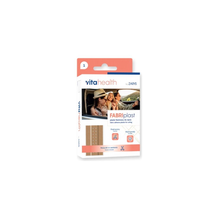 Griežams plāksteris FABRIplast, 6 cm × 1 m Griežams plāksteris FABRIplast, 6 cm × 1 m