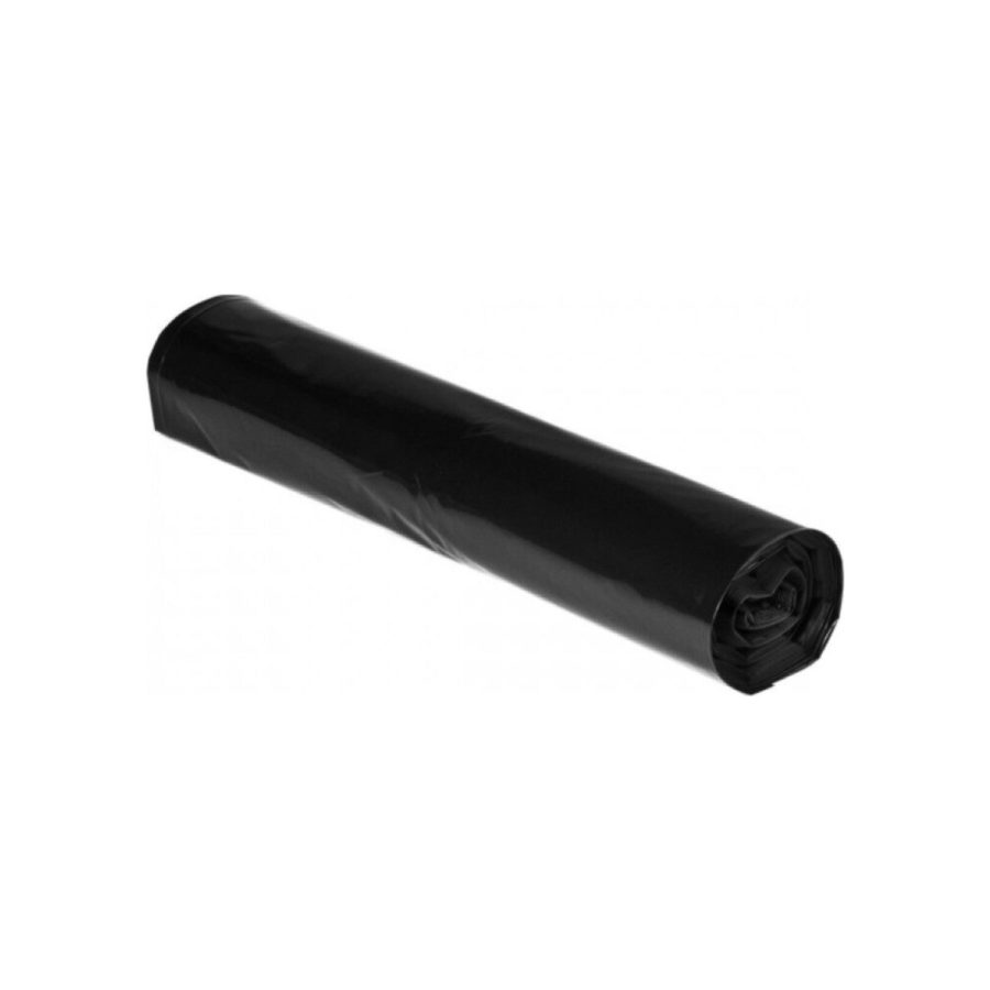 LDPE 100 L atkritumu maisi, 50 mkr, 10m/rullī