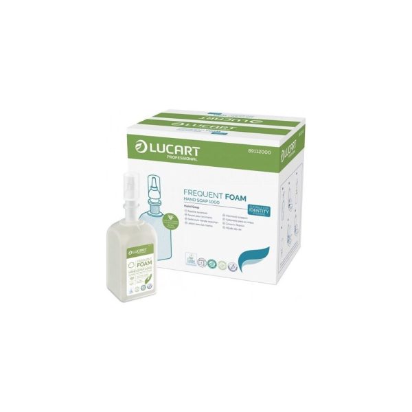 Lucart IDENTITY FREQUENT FOAM HAND SOAP 1000 — hipoalerģiskas putu ziepes