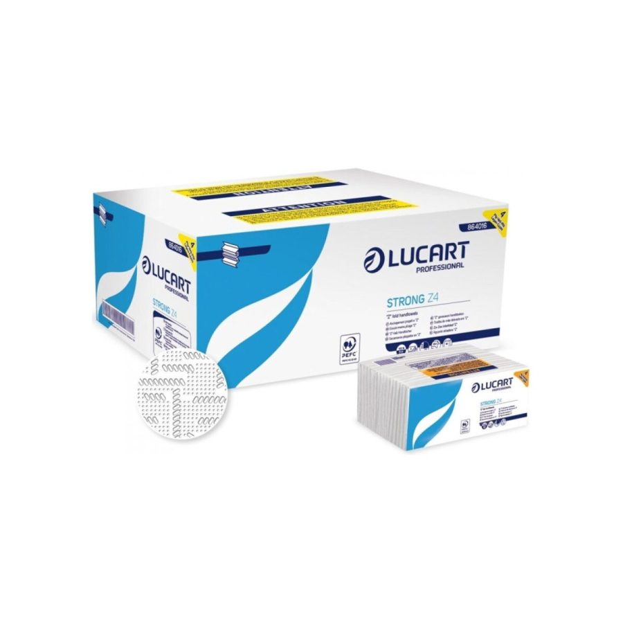 Lucart STRONG ELITE Z4 FOLD, Z-locījuma papīra roku salvetes Lucart STRONG ELITE Z4 FOLD, Z-locījuma papīra roku salvetes