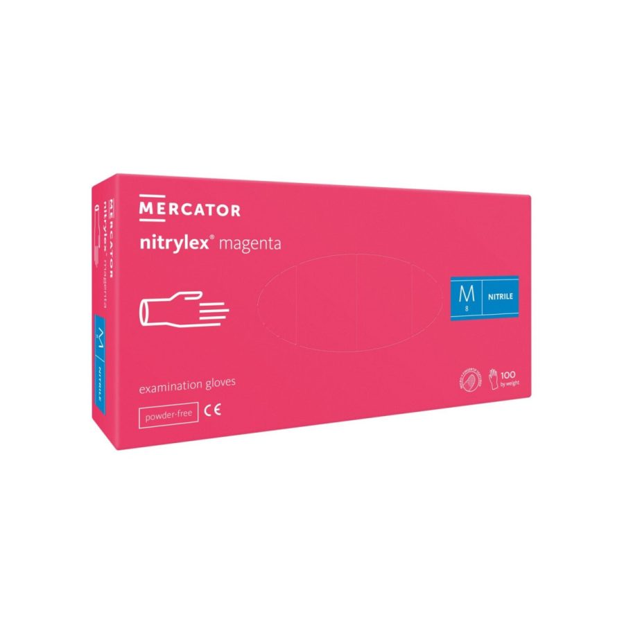 MAGENTA, spilgti rozā nitrylex classic Nitrila cimdi, bez pūdera N100 MAGENTA, spilgti rozā nitrylex classic Nitrila cimdi, bez pūdera N100
