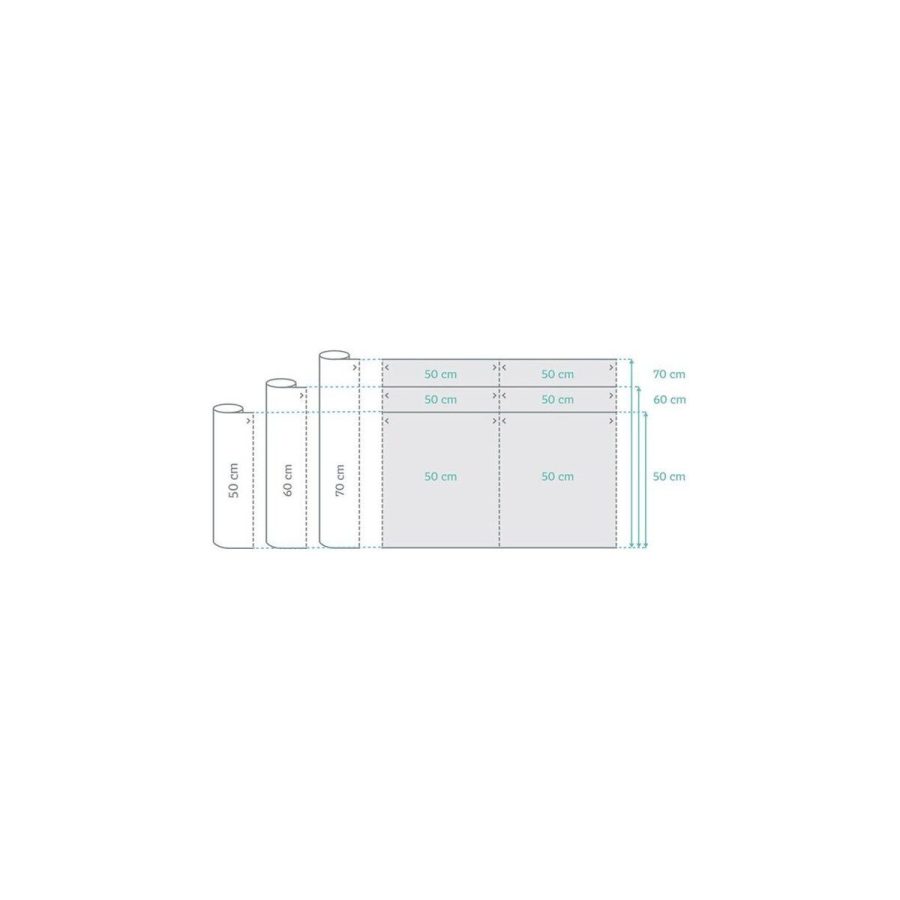 70 cm × 50 m flizelīna higiēnas pārklājs rullī, Medixpro MN70N-50-WHITE 70 cm × 50 m flizelīna higiēnas pārklājs rullī, Medixpro MN70N-50-WHITE
