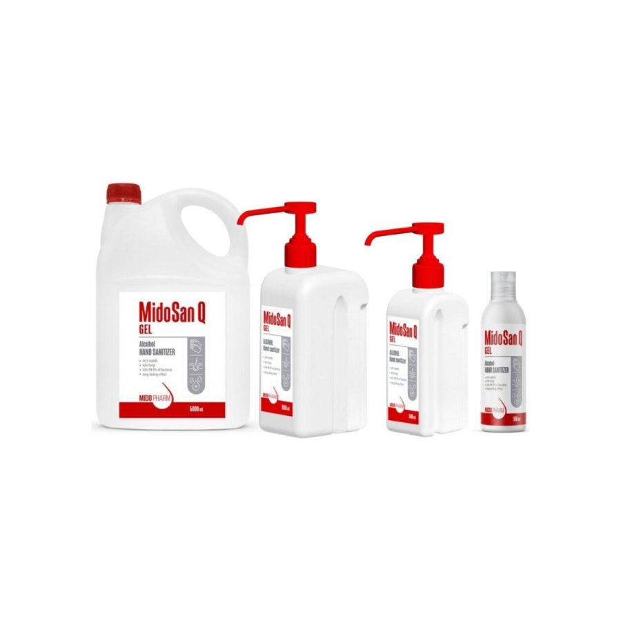 MidoSan Q GEL — higiēnisks un ķirurģisks roku dezinfekcijas gēls MidoSan Q GEL — higiēnisks un ķirurģisks roku dezinfekcijas gēls