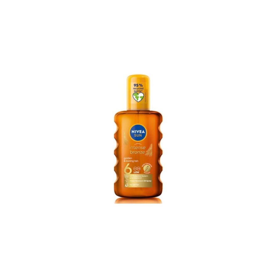 NIVEA SUN Intense Bronze SPF6 izsmidzināma eļļa ar karotīnu un E vitamīnu, 200 ml NIVEA SUN Intense Bronze SPF6 izsmidzināma eļļa ar karotīnu un E vitamīnu, 200 ml