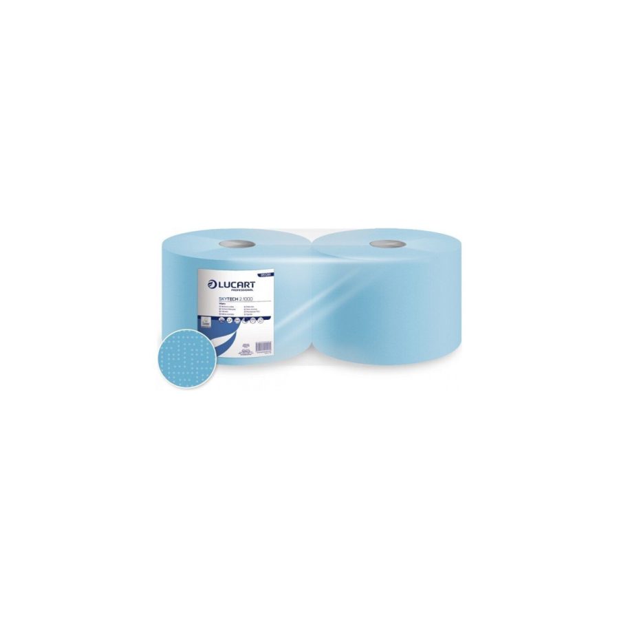 SKYTECH 2.1000 — divkārtu industriālie papīra dvieļi rullī (2 ruļļi) SKYTECH 2.1000 — divkārtu industriālie papīra dvieļi rullī (2 ruļļi)