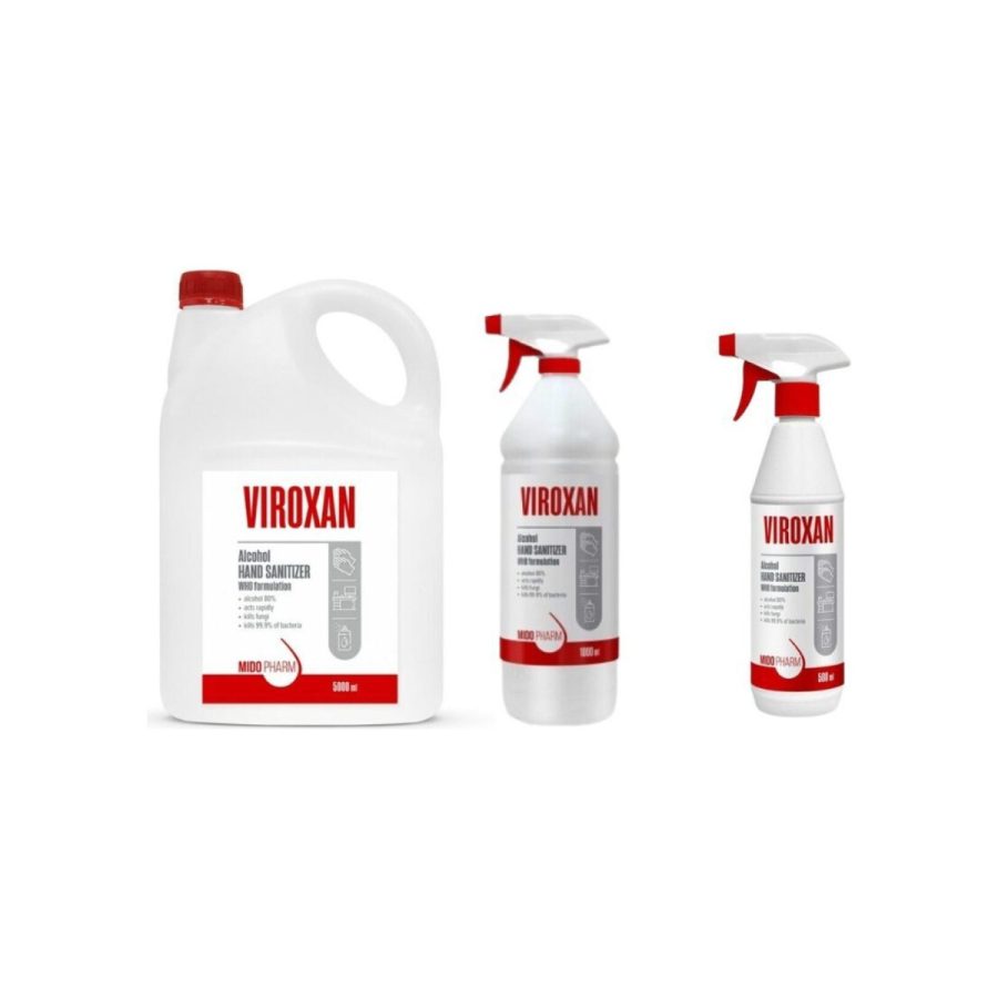 Viroxan — roku un virsmu dezinfekcijas līdzeklis