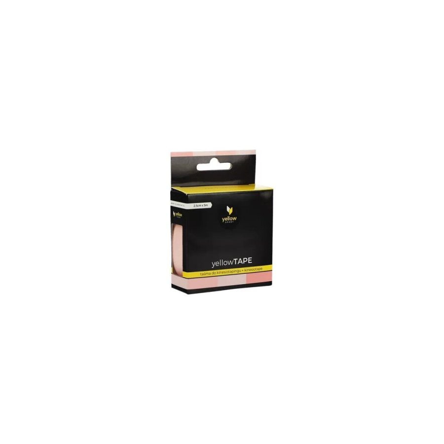 yellowTAPE limfātiskais kinezioloģiskais teips sejai, 2,5 cm × 5 m yellowTAPE limfātiskais kinezioloģiskais teips sejai, 2,5 cm × 5 m